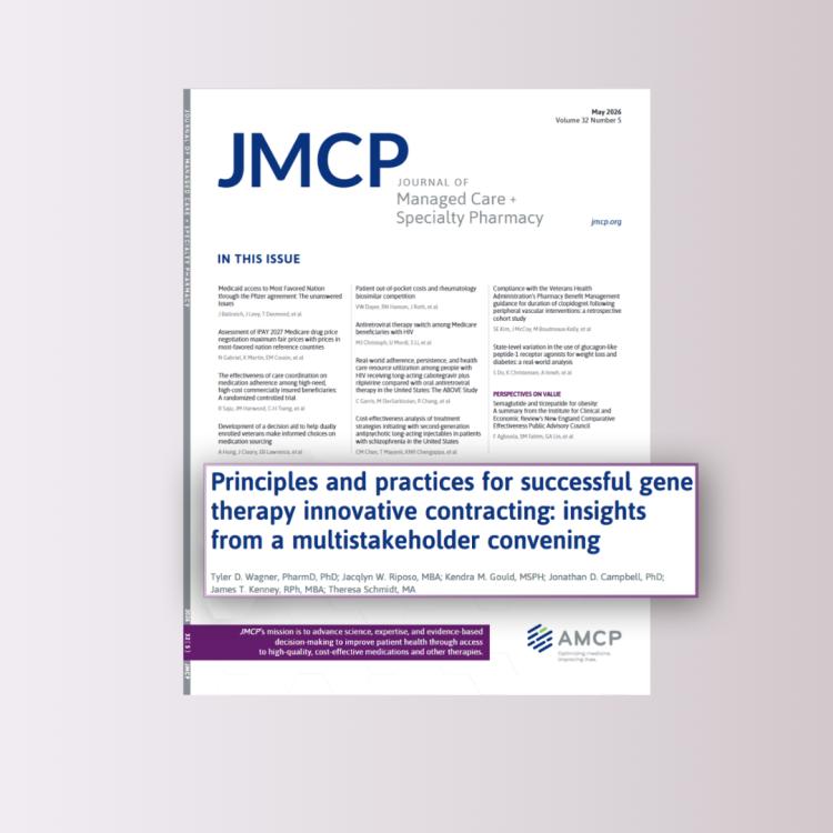 JMCP Gene Therapy Contracting